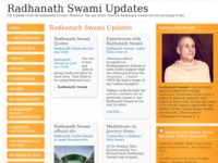 Radhanath Swami Updates
