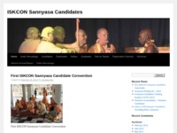 ISKCON Sannyasa Candidates