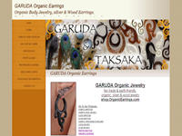 Wood Earrings and Organic Jewelry
